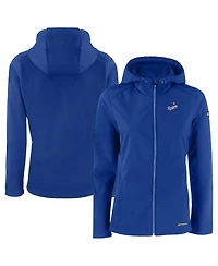 Cutter & Buck Women's Royal Los Angeles Dodgers Evoke Eco Softshell Full-Zip Jacket