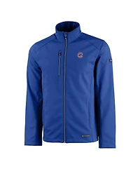Cutter & Buck Men's Royal Chicago Cubs Evoke Eco Softshell Full-Zip Jacket