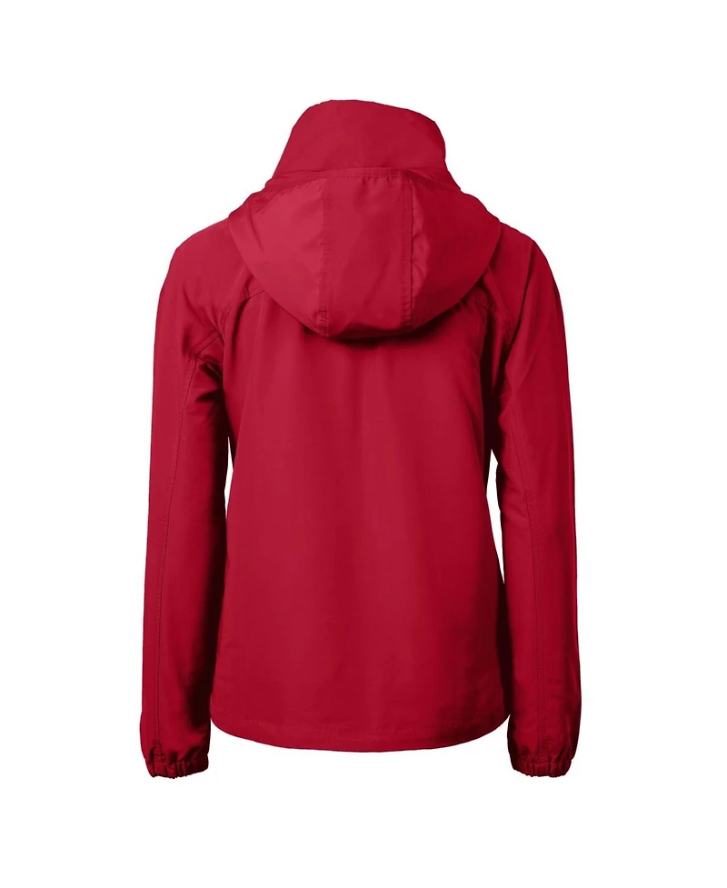 Cutter & Buck Women's Red Boston Red Sox Charter Eco Full-Zip Jacket