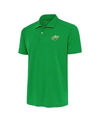 Antigua Men's Green Minnesota Wild Special Edition 2.0 Tribute Polo Shirt