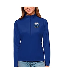 Antigua Women's Royal Buffalo Sabres Tribute Quarter-Zip Pullover Top