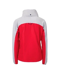 Cutter & Buck Women's Red Philadelphia Phillies Charter Eco Half-Zip Anorak Jacket