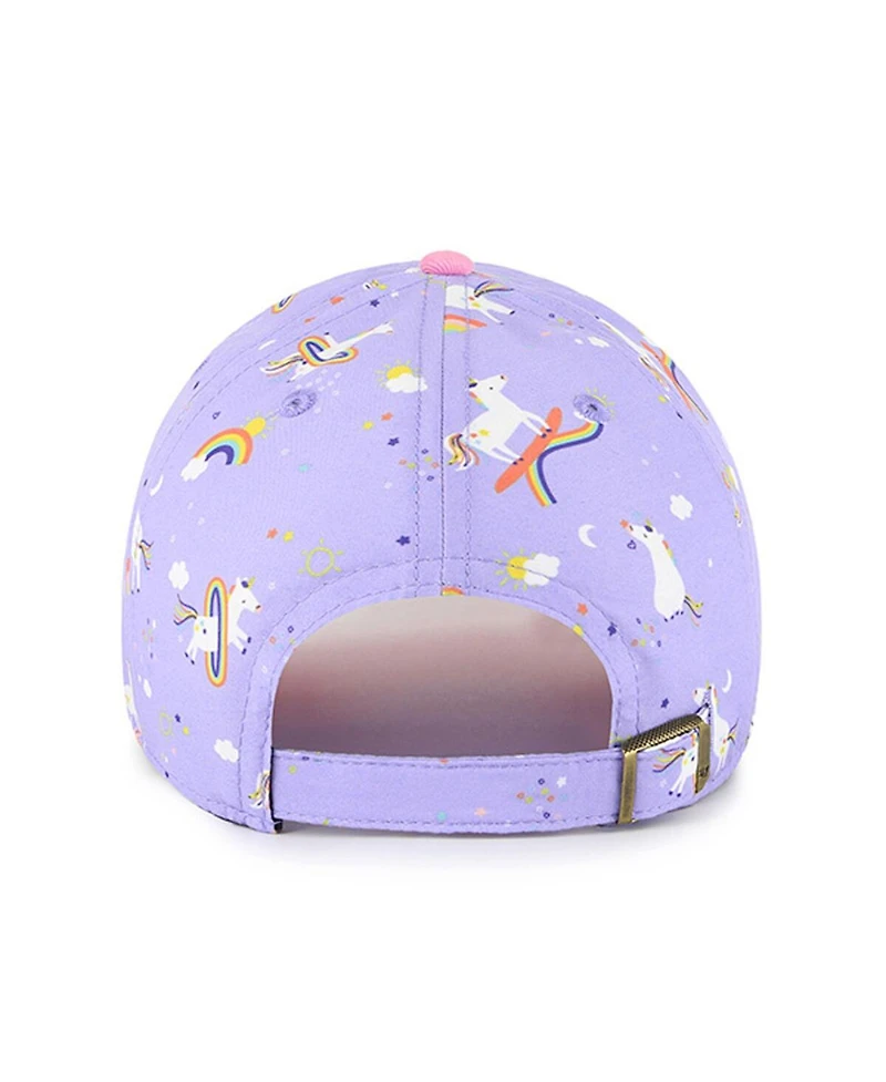 '47 Brand Big Girls Lavender Houston Astros Unicorn Clean Up Adjustable Hat