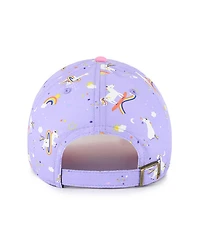 '47 Brand Big Girls Lavender Houston Astros Unicorn Clean Up Adjustable Hat