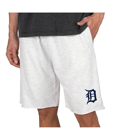 Concepts Sport Men's Oatmeal Detroit Tigers Mainstream Terry Tri-Blend Shorts