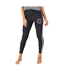 Concepts Sport Women's Charcoal/White Chicago Cubs Centerline Knit Leggings