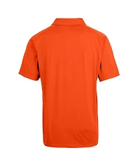 Cutter & Buck Men's Orange New York Mets Prospect Textured Stretch Polo Shirt