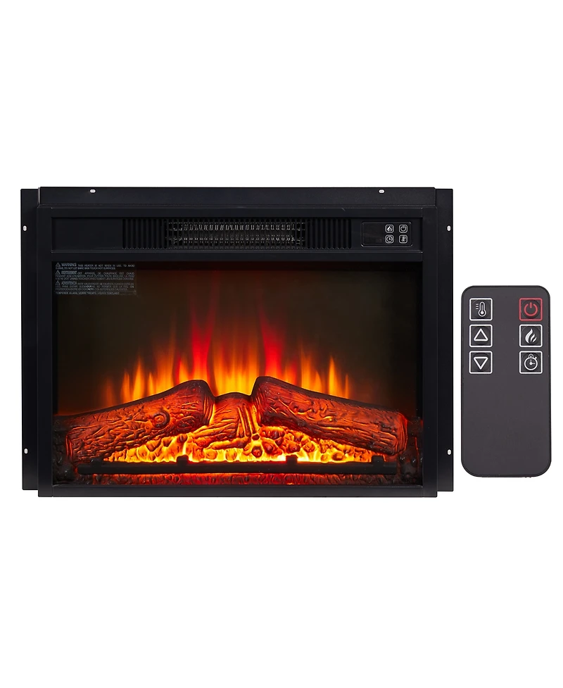 Flynama Electric Fireplace Insert 23" 1400W 120V