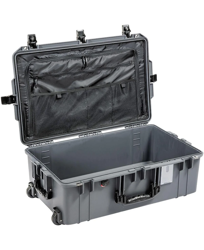 Pelican 1595TRVL Wheeled Waterproof Air Travel Case with Lid Organizer and Packing Cubes