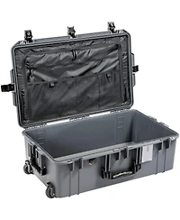 Pelican 1595TRVL Wheeled Waterproof Air Travel Case with Lid Organizer and Packing Cubes