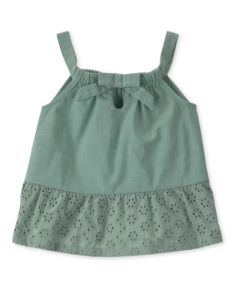Carters Toddler Girls' 2T-5T Floral Tank Top and Shorts, 2-Piece Set