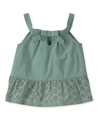 Carters Toddler Girls' 2T-5T Floral Tank Top and Shorts, 2-Piece Set