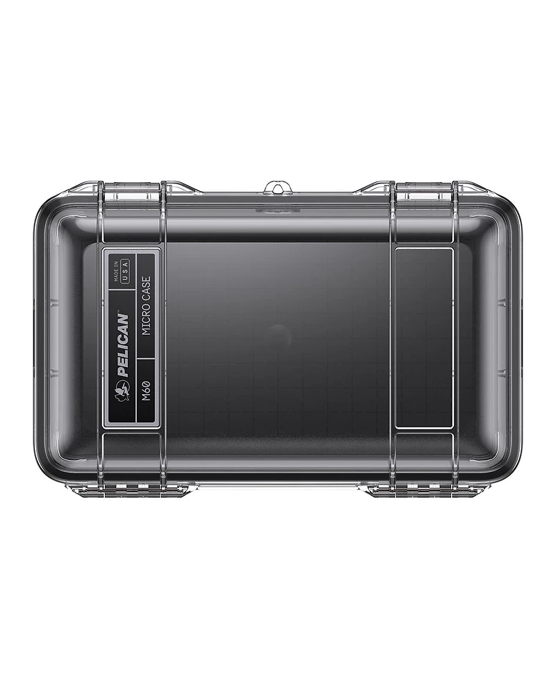 Pelican M60 Waterproof Hard Micro Case, Large, Clear
