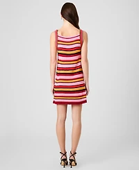 French Connection Women's Motley Knit Striped Mini Dress