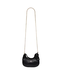 True Religion Zip Top Crescent Hobo Bag