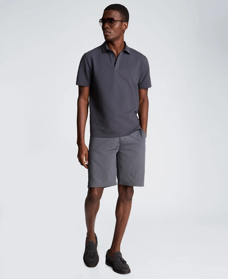 Kenneth Cole Men's Seersucker Classic-Fit Polo Shirt