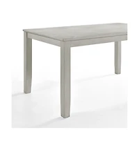 New Classic Furniture Furniture Pascal 59" Wood Rectangle Dining Table in Driftwood