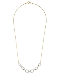 Wrapped in Love Diamond Oval Link Necklace (1 ct. t.w.) in 14k Yellow Gold