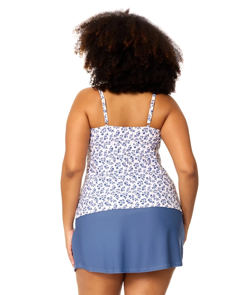 Raisins Curve Plus Underwire Aries Tankini Top