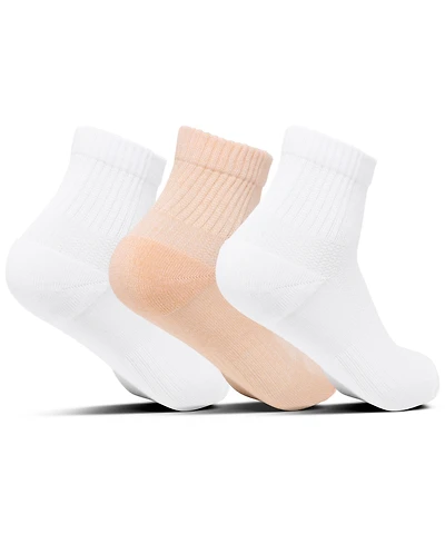 Sof Sole Women's 3-Pack Ribbed Quarter Socks from Finish Line