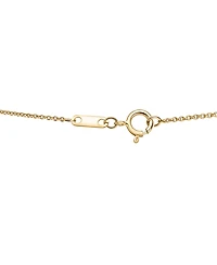 Wrapped Diamond Station Necklace (1/10 ct. t.w.) in 10k Yellow Gold