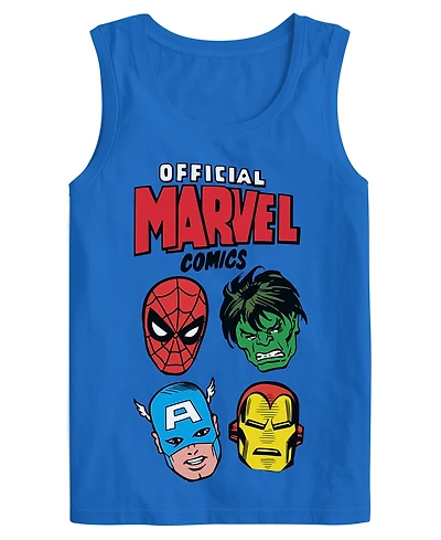 Hybrid Apparel Men's Super Heroes Graphic Round Neck T-Shirt