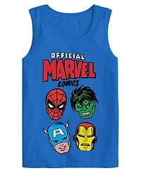 Hybrid Apparel Men's Super Heroes Graphic Round Neck T-Shirt