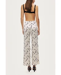 Nocturne Women's Printed Wide-Leg Pants