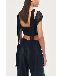 Nocturne Women's Relaxed Linen Pants