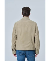 Furniq Uk Men's Suede Jacket