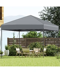 Sugift 10 X 10 Feet Pop up Canopy Tent with Portable Carrying Bag and 8 Stakes