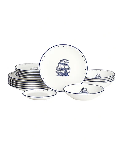 Stone Lain Knox 24-Pc. Dinnerware Set, Service For 8