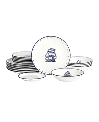 Stone Lain Knox 24-Pc. Dinnerware Set, Service For 8