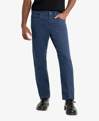 Cultura Men's Saddle Stitch Color Denim Jeans