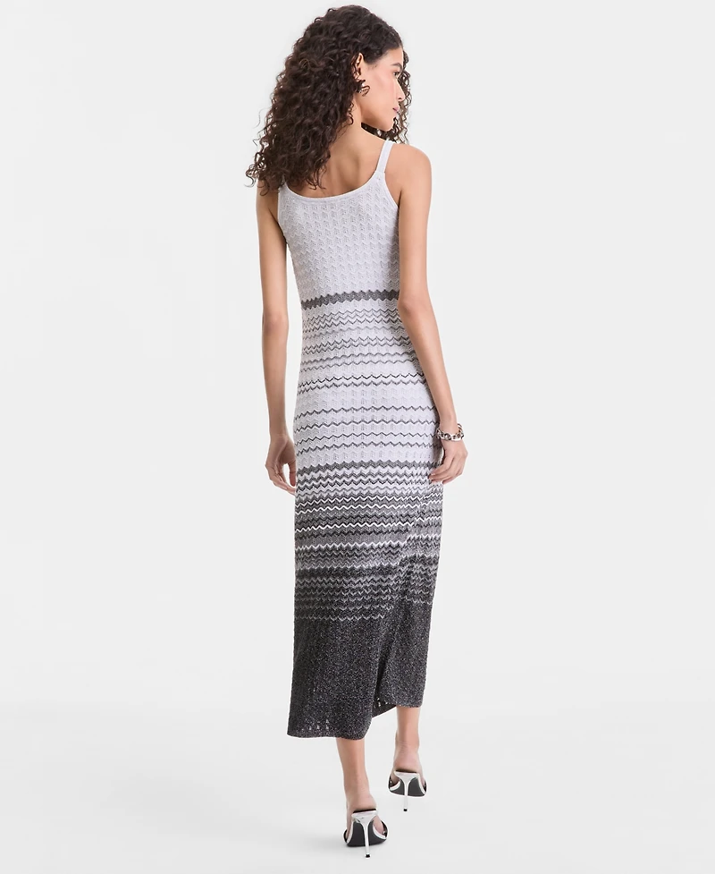 I.n.c. International Concepts Women's Ombre Stripe Sweater Dress, Macy's Exclusive