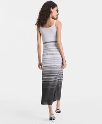 I.n.c. International Concepts Women's Ombre Stripe Sweater Dress, Macy's Exclusive