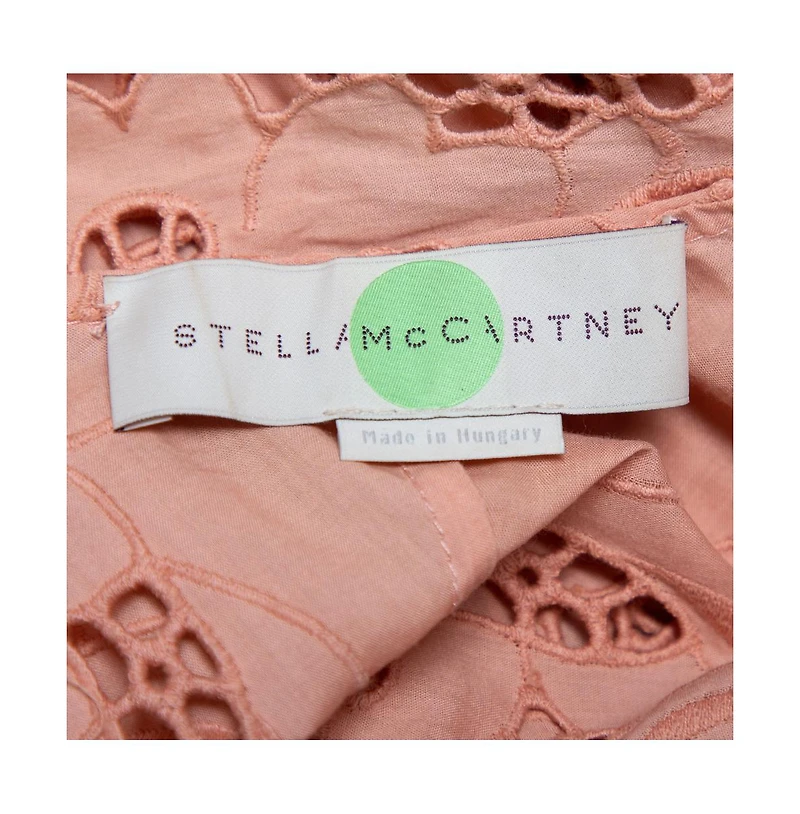 Pre-Owned Stella Mccartney Women's Eyelet Lace Back Button Detail Top