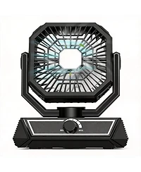 Gnuadz Portable Fan Rechargeable Led Lantern Camping Usb Travel Home 20000mAh