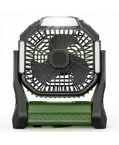 Portable Rechargeable Fan Led Lantern Usb Outdoor Camping Emergency 20000mAh