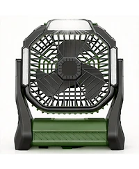 Portable Rechargeable Fan Led Lantern Usb Outdoor Camping Emergency 20000mAh