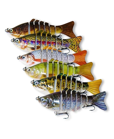 Gnuadz Fishing Lures Multi Jointed Swimbaits Slow Sinking