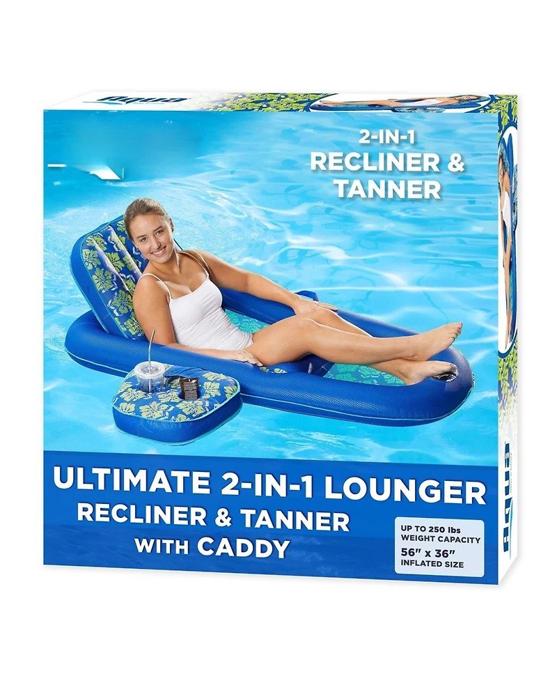 Gnuadz Aqua Campania Ultimate 2-in-1 Pool Float Lounge