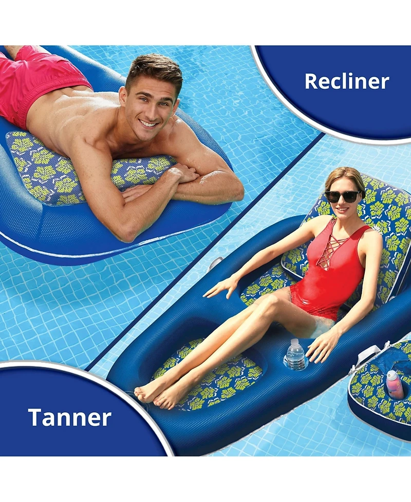 Gnuadz Aqua Campania Ultimate 2-in-1 Pool Float Lounge