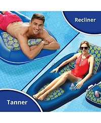 Gnuadz Aqua Campania Ultimate 2-in-1 Pool Float Lounge