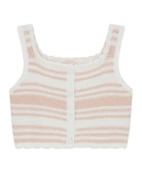 Guess Girls' 7-16 Crochet Sleeveless Top