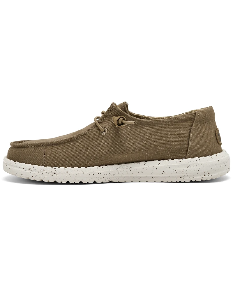 Hey Dude Women's Wendy Stretch Canvas Casual Moccasin from Finish Line