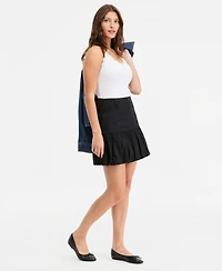 On 34th Women's High Rise Drop Waist Bubble Mini Skirt, Macy's Exclusive