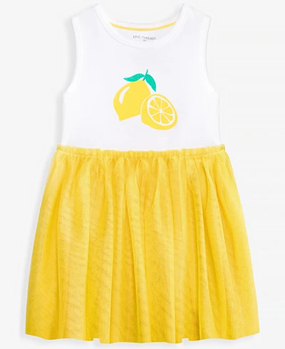 Epic Threads Toddler Girls' 12M-5T Lemon Tutu Dress, Macy's Exclusive