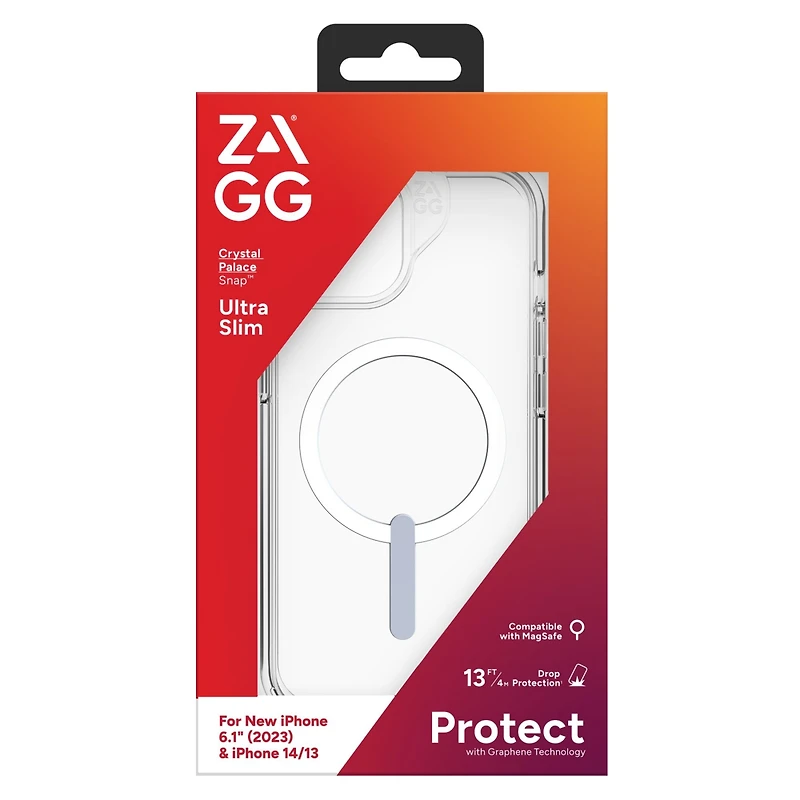 Zagg Crystal Palace Snap Case for Apple iPhone 15 / iPhone 14 / iPhone 13