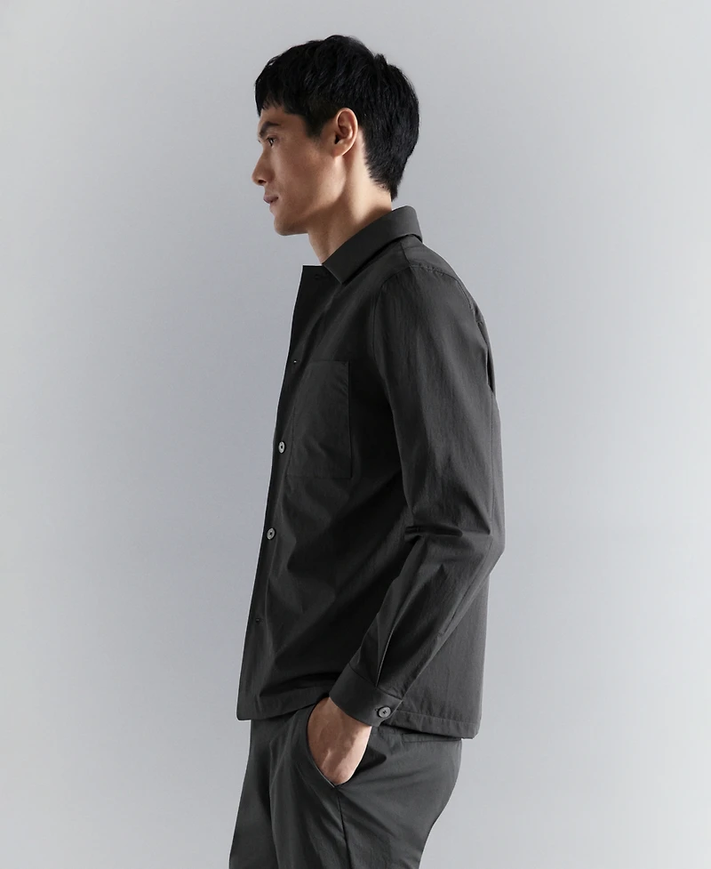 Mango Men's Non-Iron Pocket Overshirt